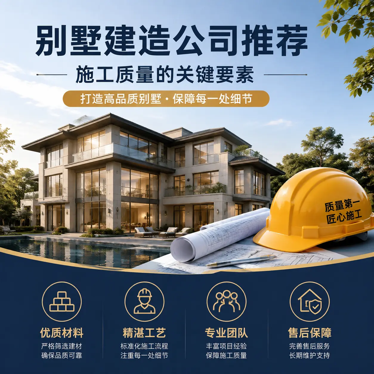 别墅建造公司推荐： 黎平 施工质量的关键要素