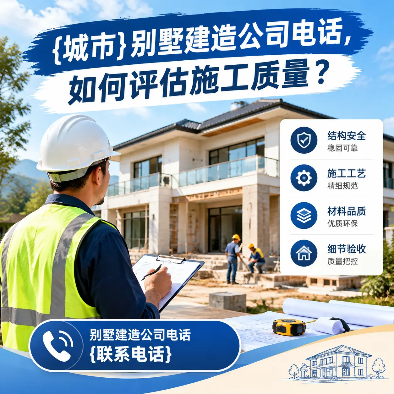 黎平别墅建造公司电话,如何评估施工质量?