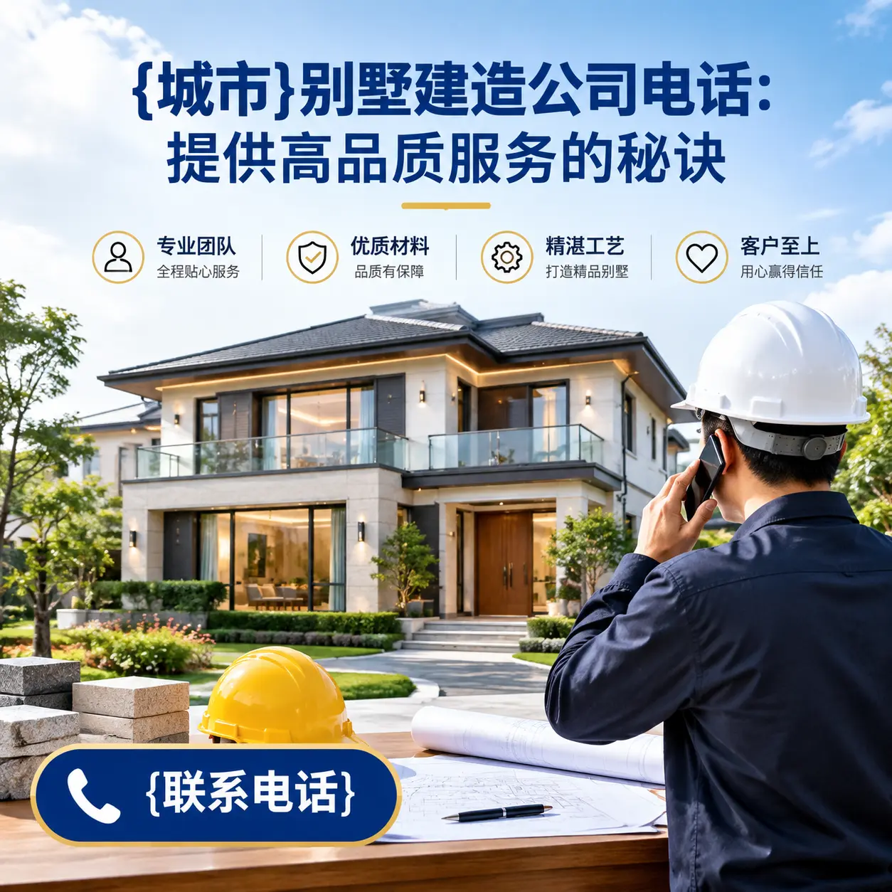 黎平别墅建造公司电话:提供高品质服务的秘诀