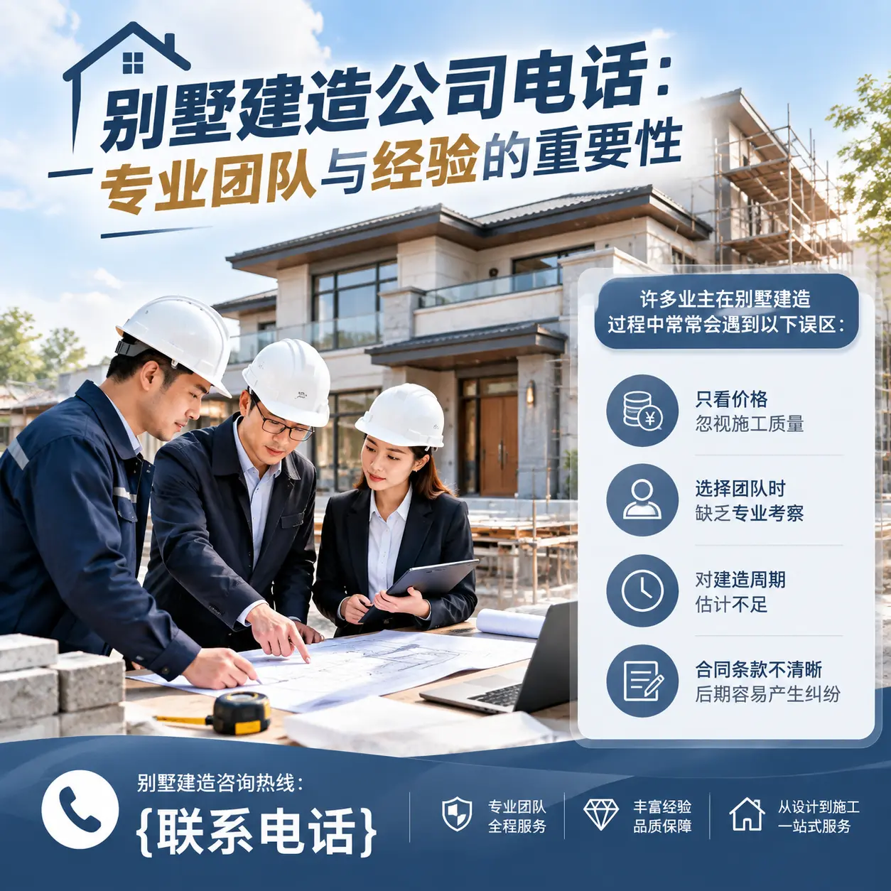 黎平别墅建造公司电话:专业团队与经验的重要性