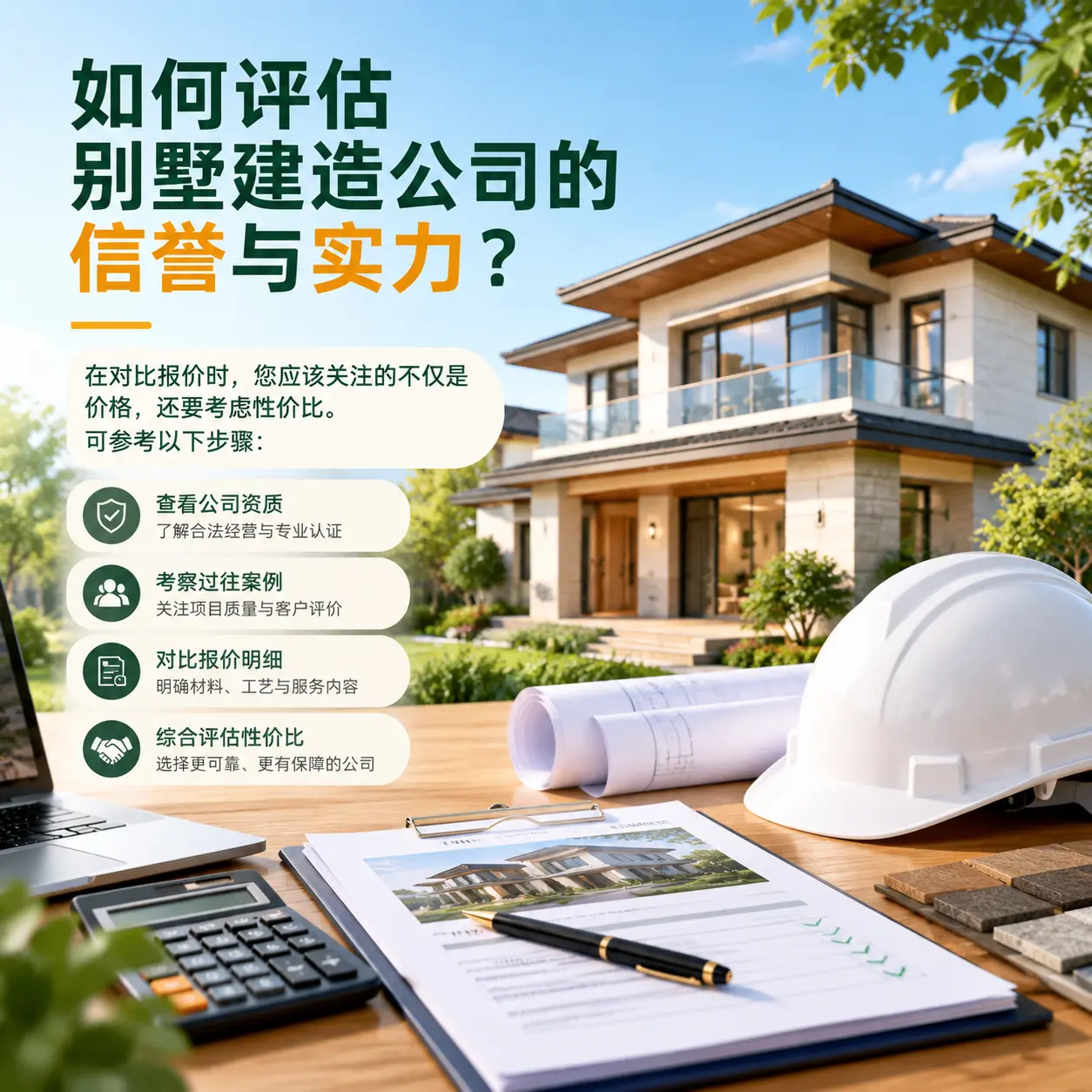如何评估 黎平 别墅建造公司的信誉与实力?