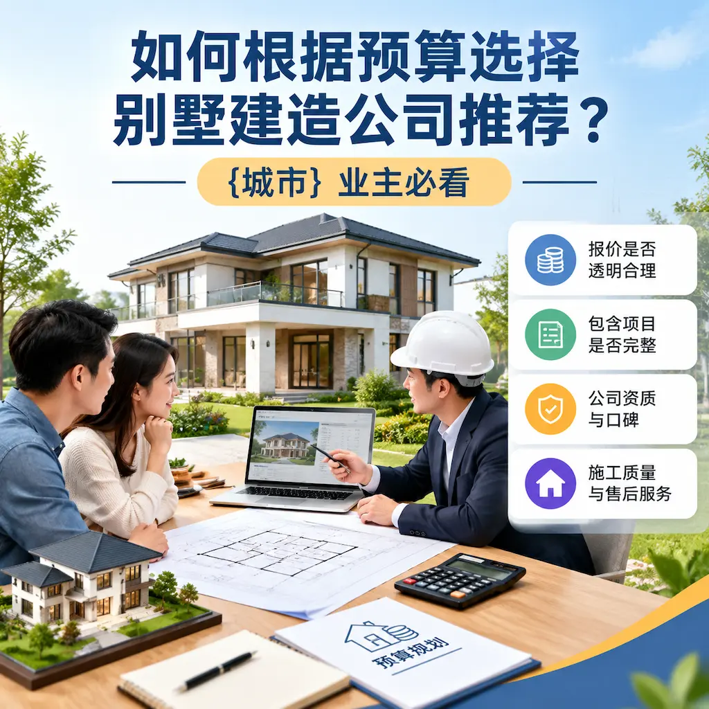 如何根据预算选择别墅建造公司推荐? 黎平 业主必看
